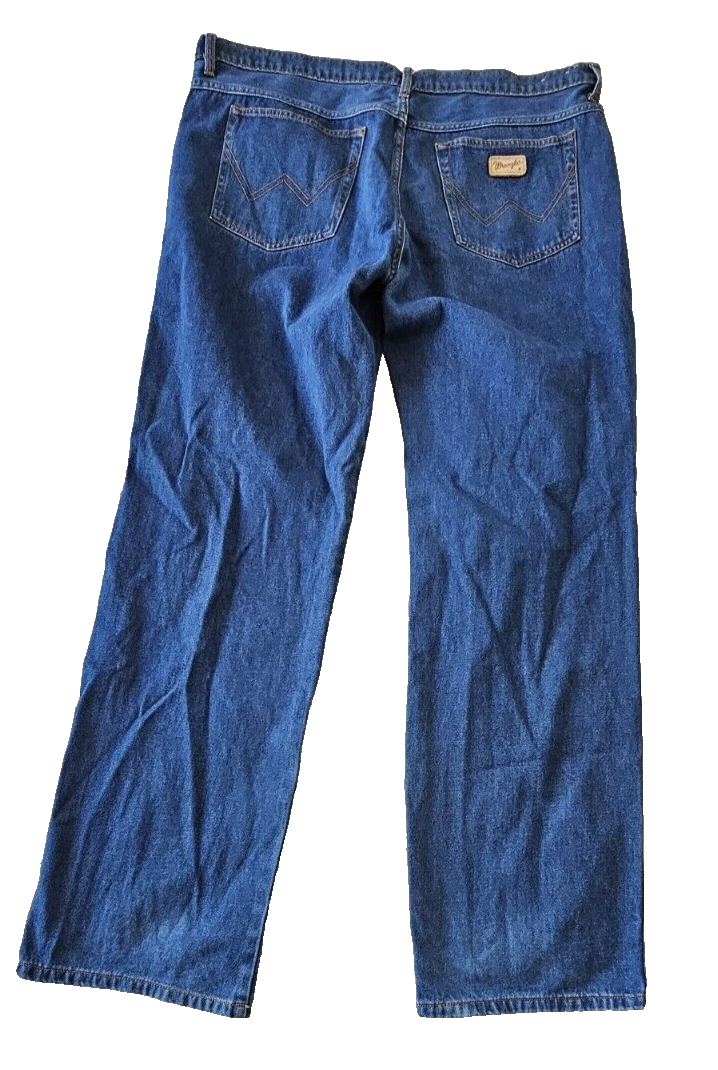 Wrangler Straight Leg Denim Jeans Men's Size 42 x 35