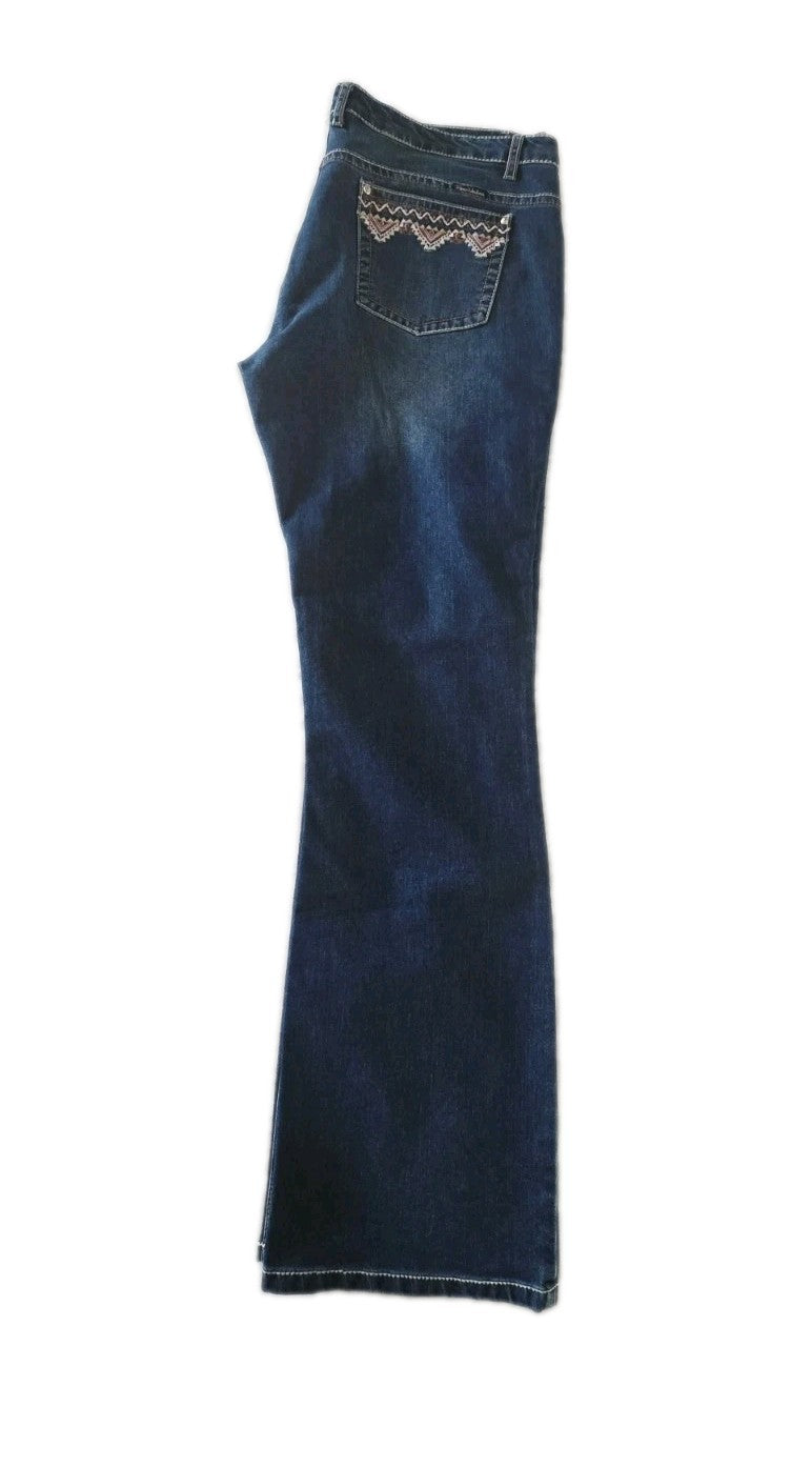 Pure Western Bootcut Jeans Ladies Size 18