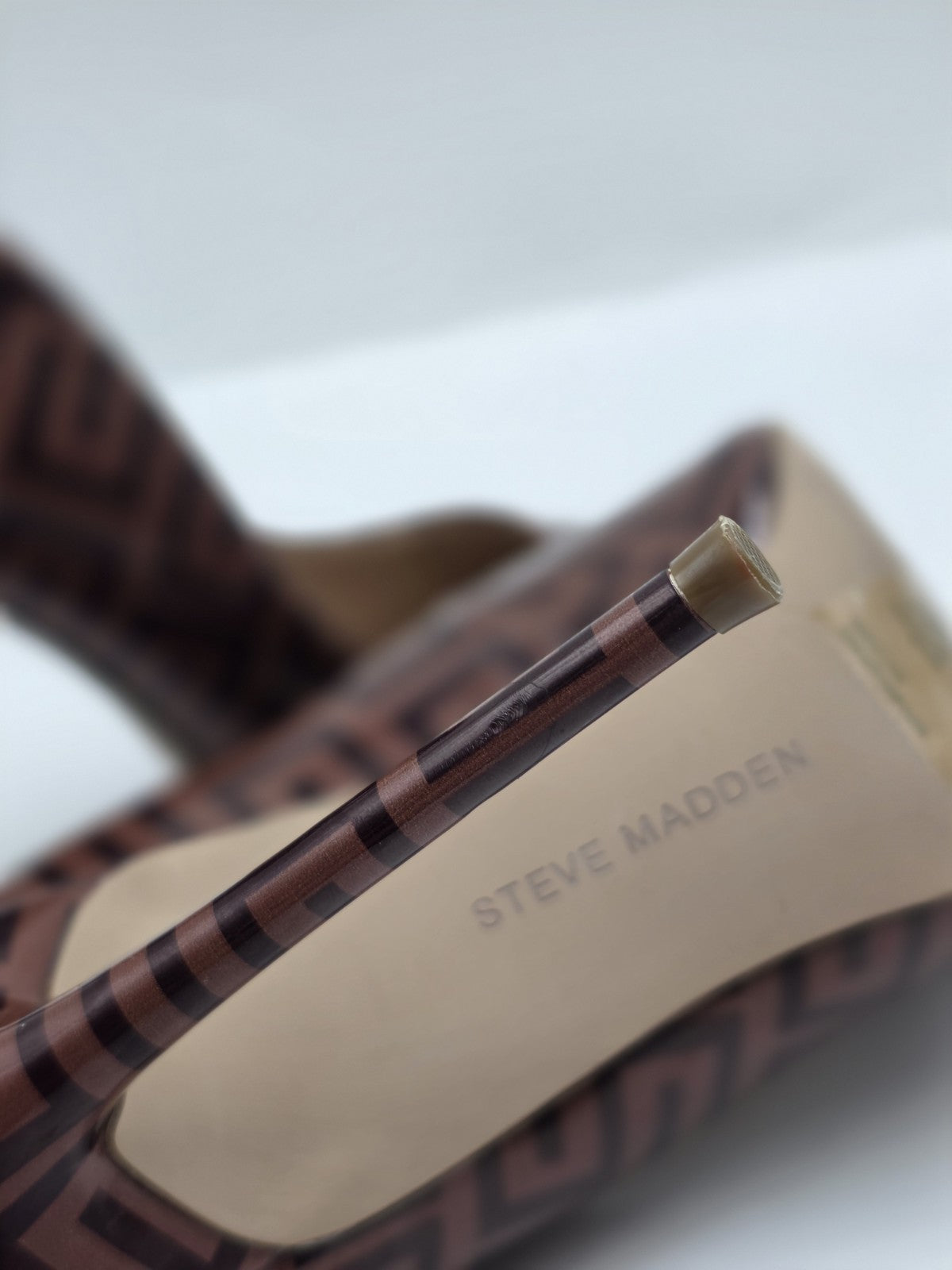 STEVE MADDEN Vala Stiletto Pump Camel/Brown Shoes Size 7