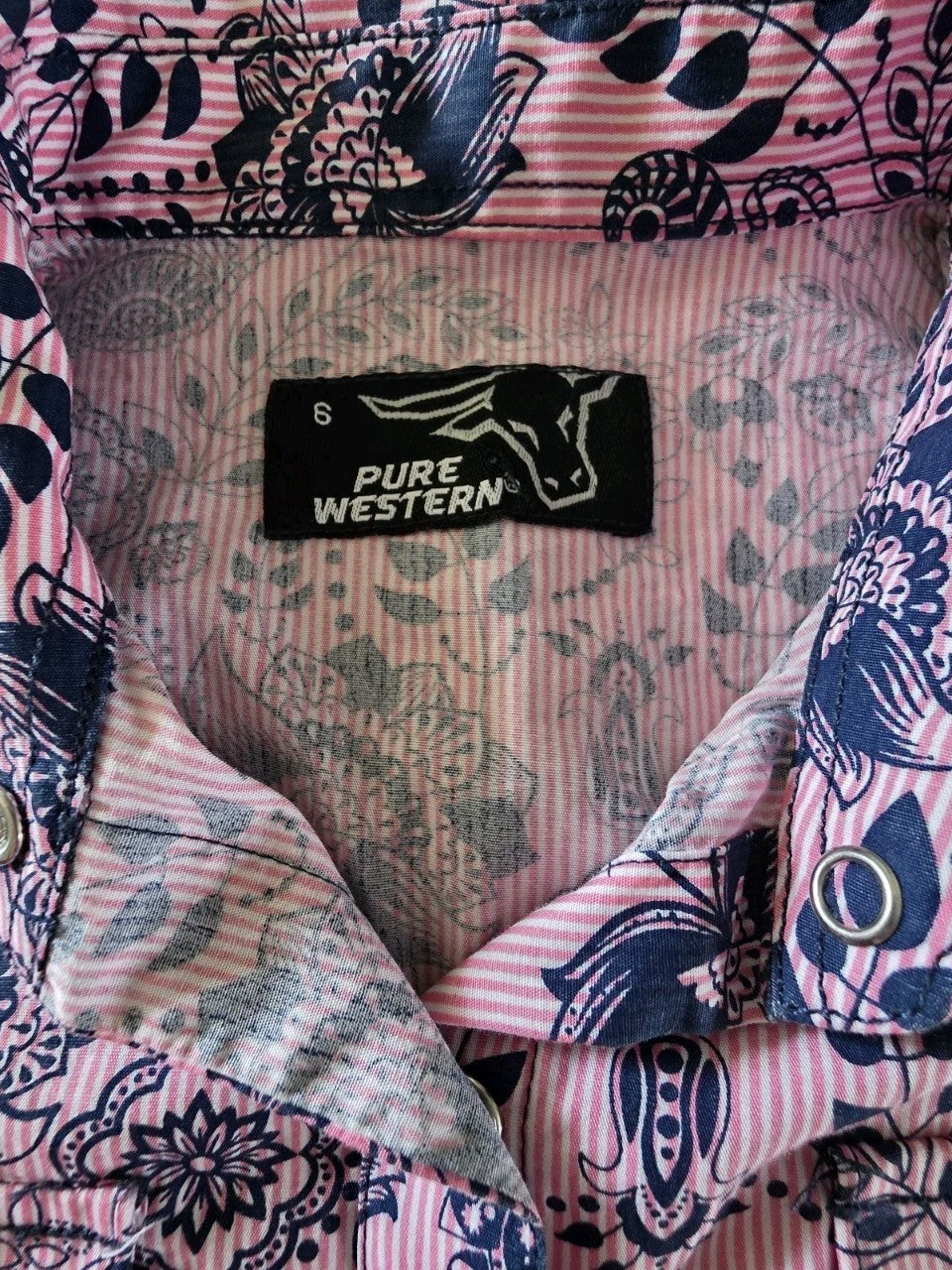 Pure Western Rodeo Girls Long Sleeve Shirt Size 6