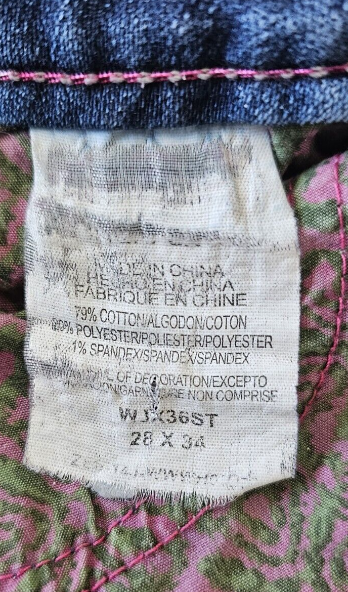 Wrangler ROCK 47 WJX36ST Low Rise Bootcut Ladies Jeans Size 28 x 29