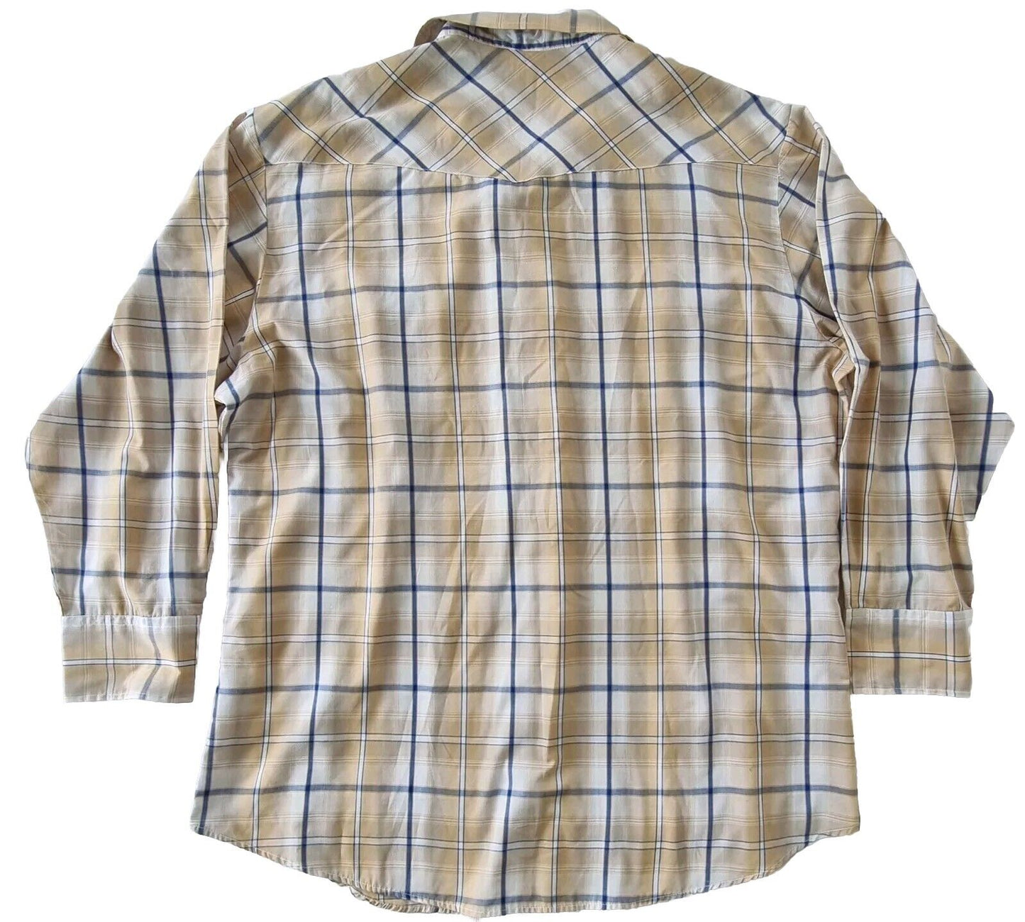 Roper Long Sleeve Check Shirt Men's Size 3XL