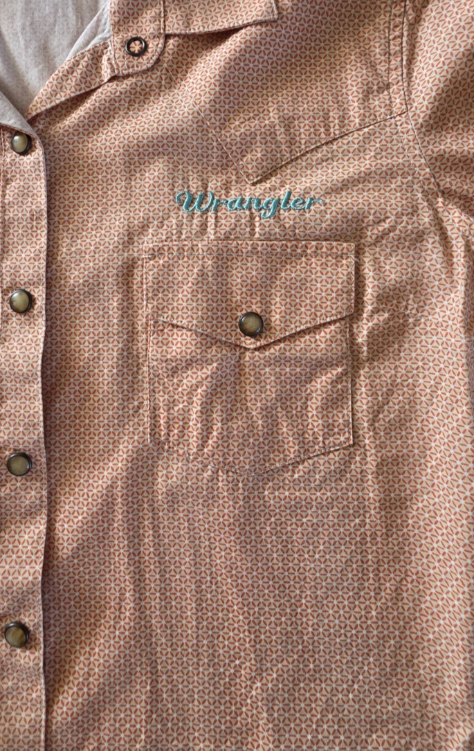 Wrangler Western Arena Long Sleeve Shirt ladies Size 12