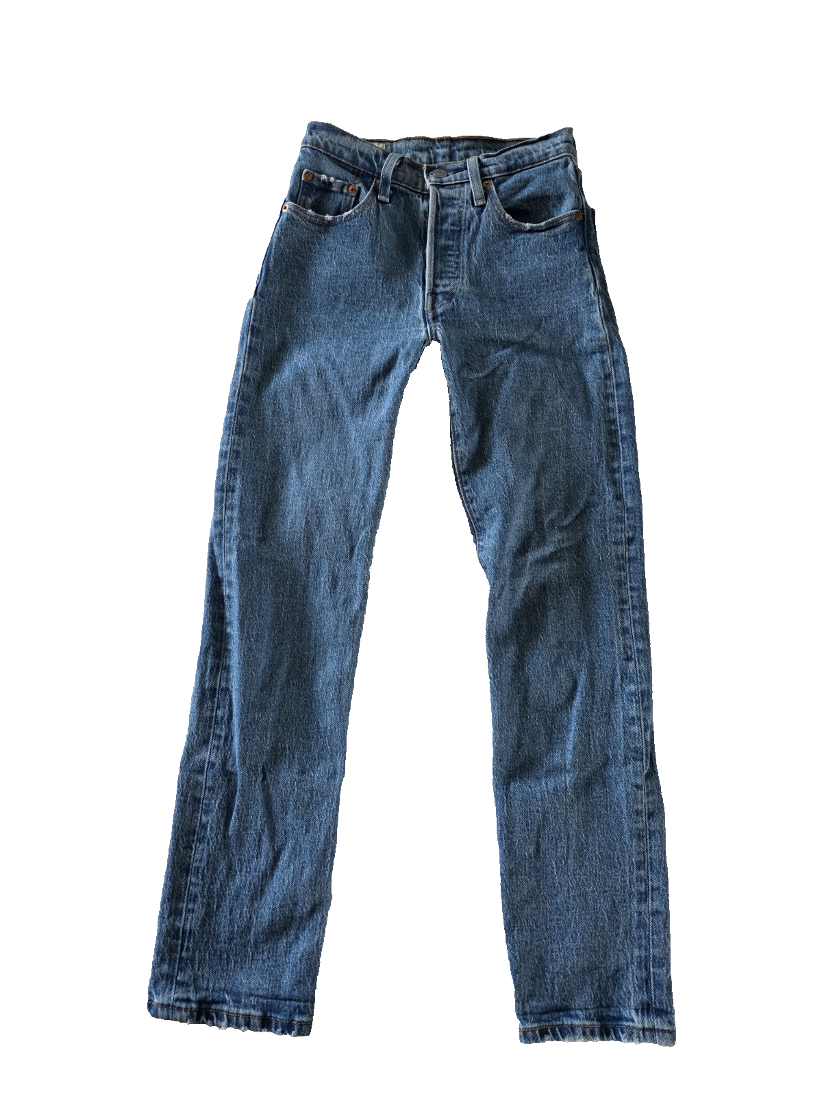 Levi's BIG E 501 Button Fly denim Jeans Ladies Size 24 x 28