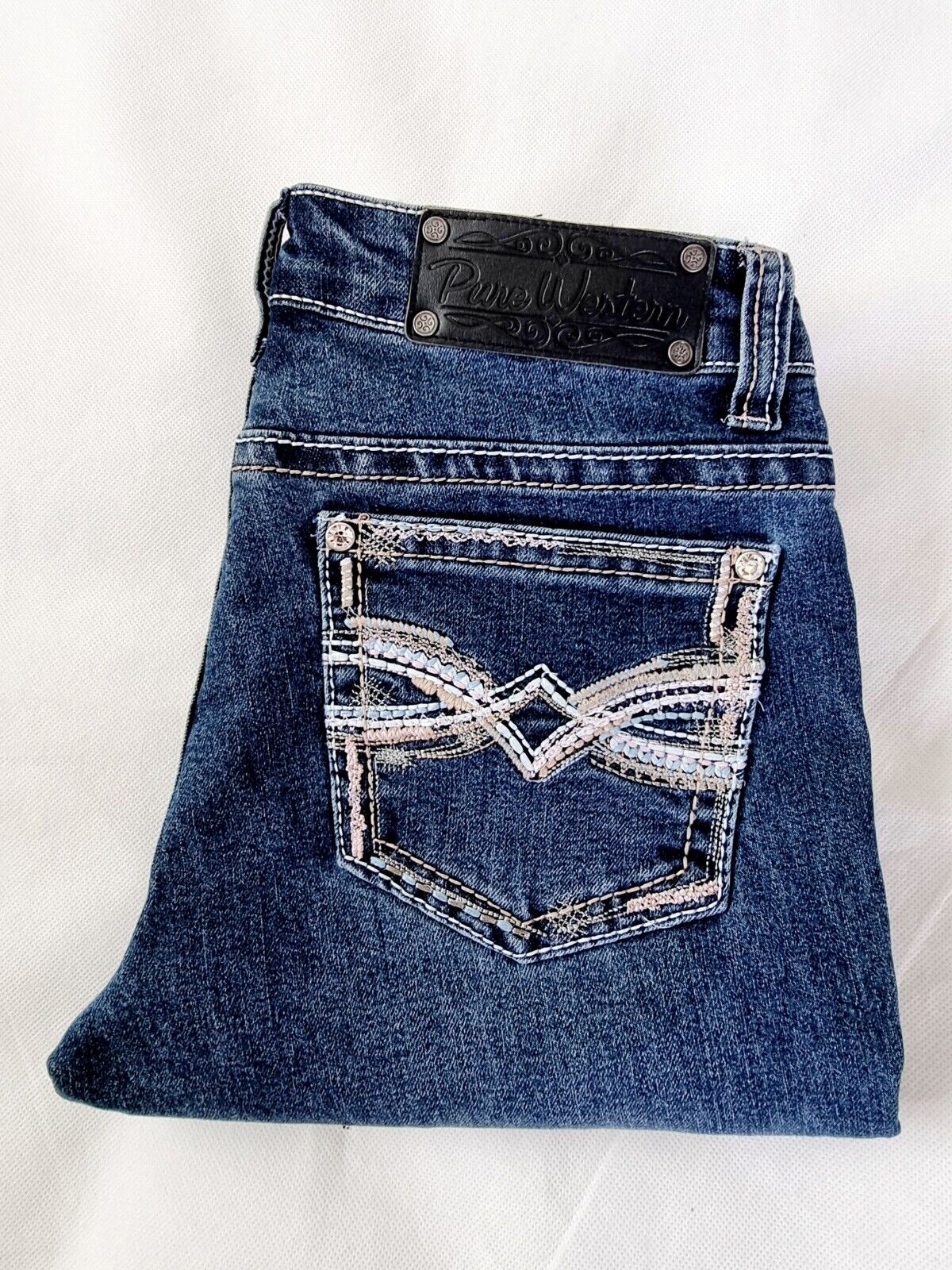 Pure Western Womens Lexi Capri Jeans Ladies Size 6 NEW