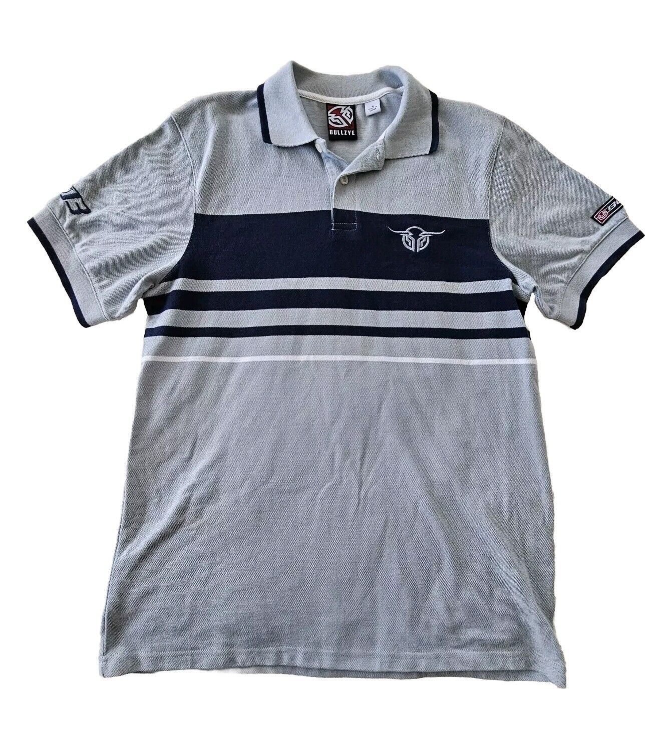 Bullzye Short Sleeve Logo Men's Polo Size S