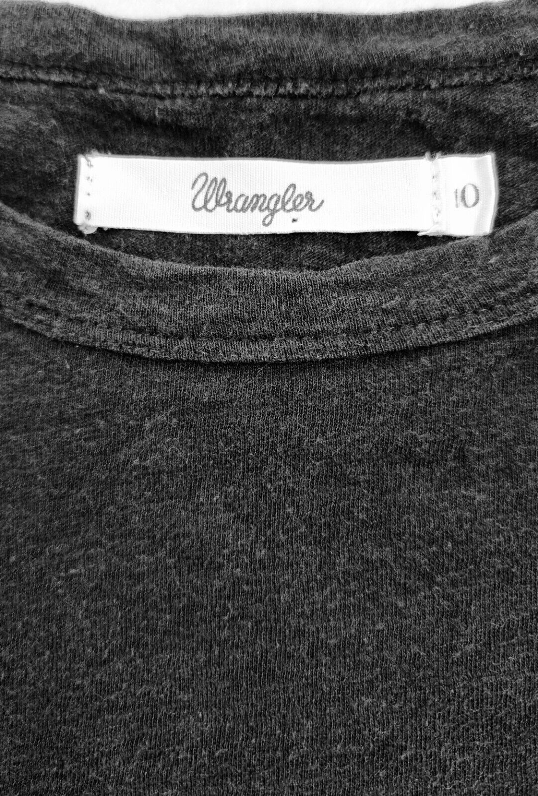 Wrangler Black Classic Tee Ladies Size 10