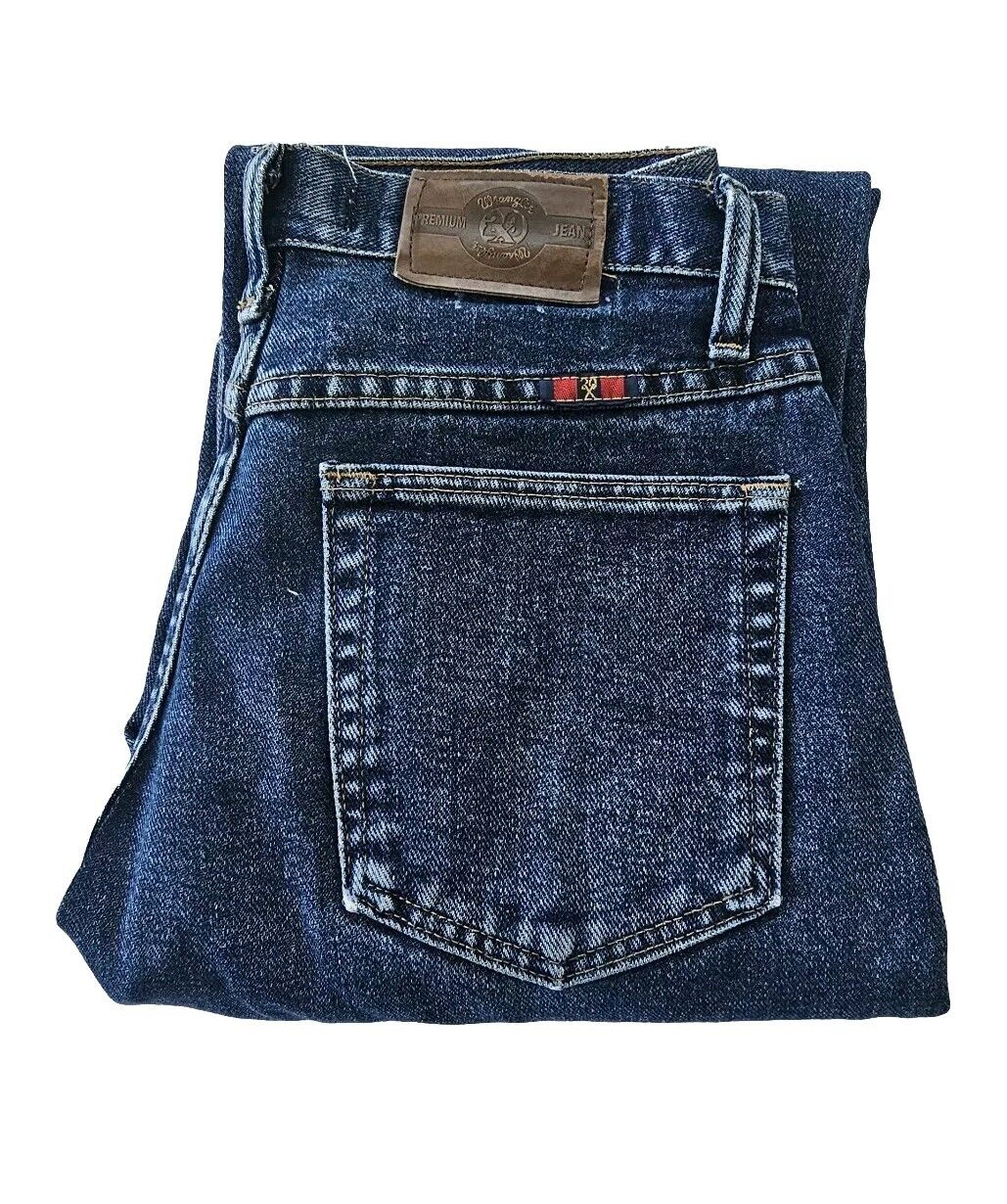 Wrangler 20X Calgary Original Rise Straight Denim Jeans Ladies Size 28 x 36