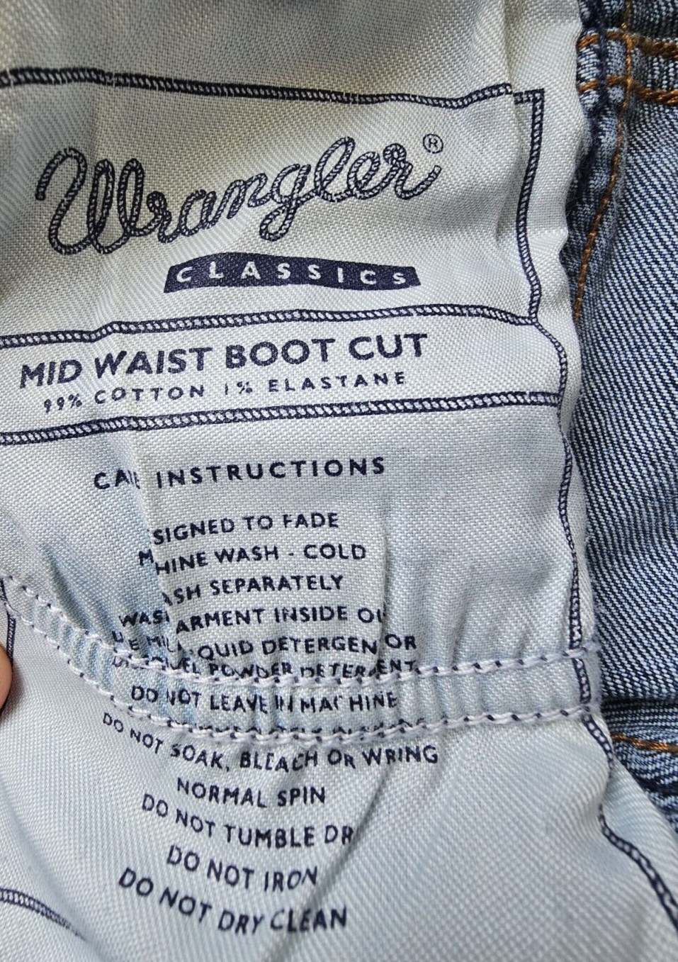 Wrangler Classic Cut Off Shorts Ladies Size 14