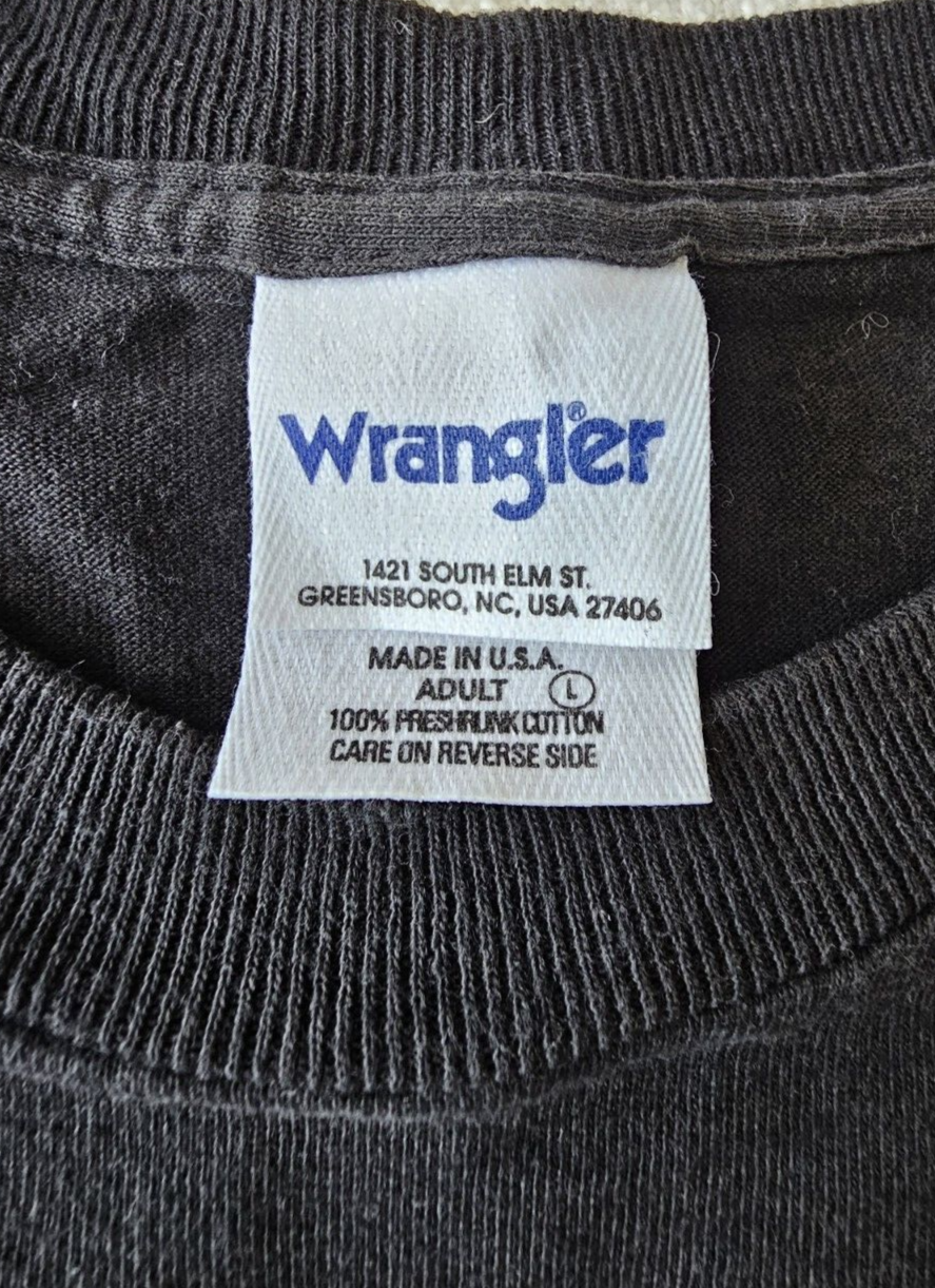 Wrangler Cowboys T-Shirt Men's Size L USA Made