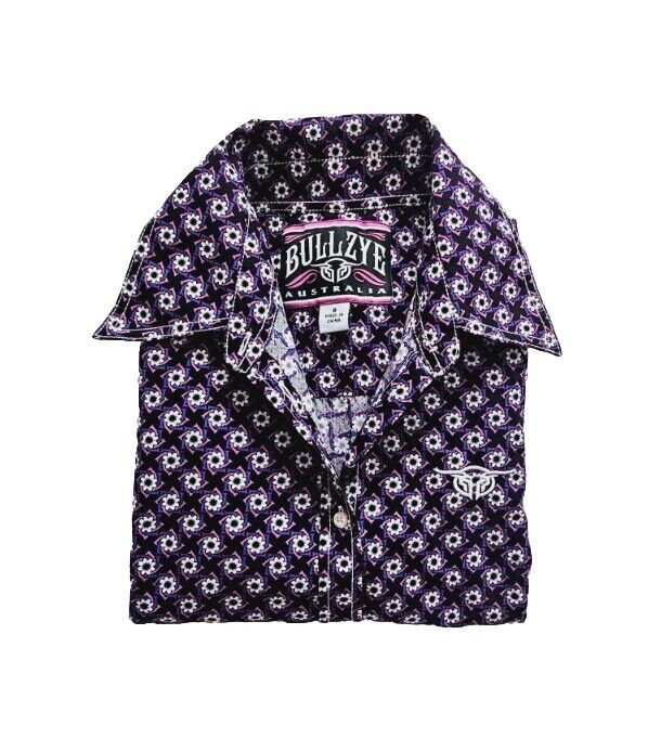 Bullzye Rodeo Long Sleeve Shirt Ladies Size 8