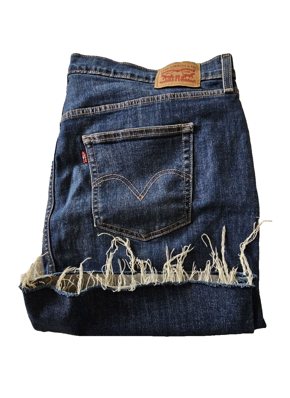 Levi's Raw Hem Denim Skirt Ladies Size 18