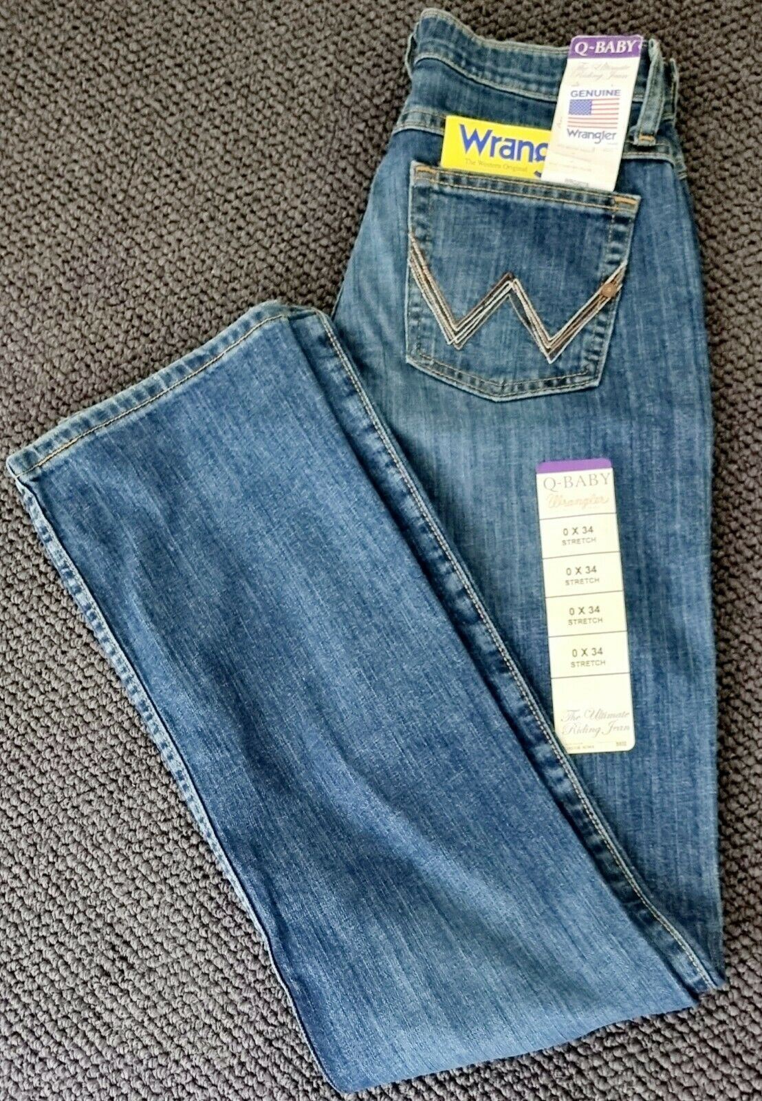 Wrangler WRQ20TB Western Ultimate Riding Jeans 28" New With Tags RRP $151
