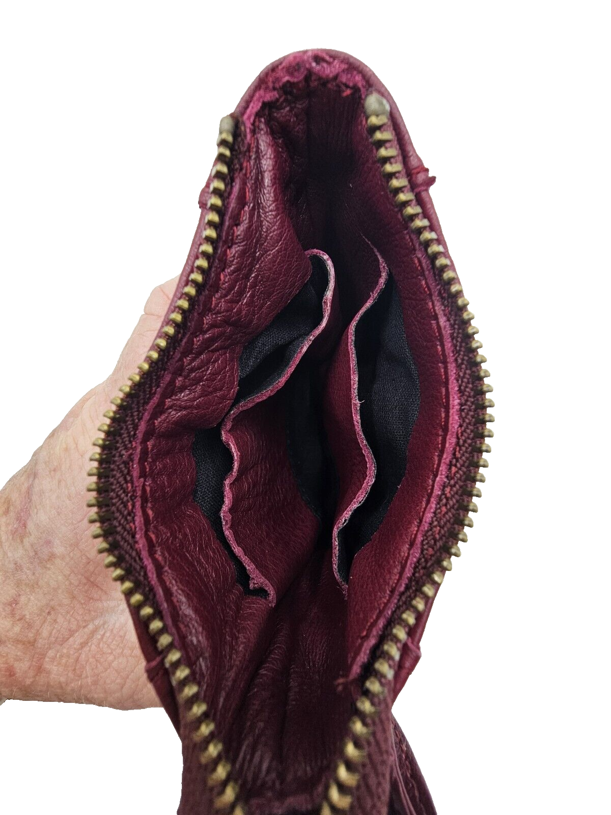 Wanderers The Santorini Card wallet in Burgundy