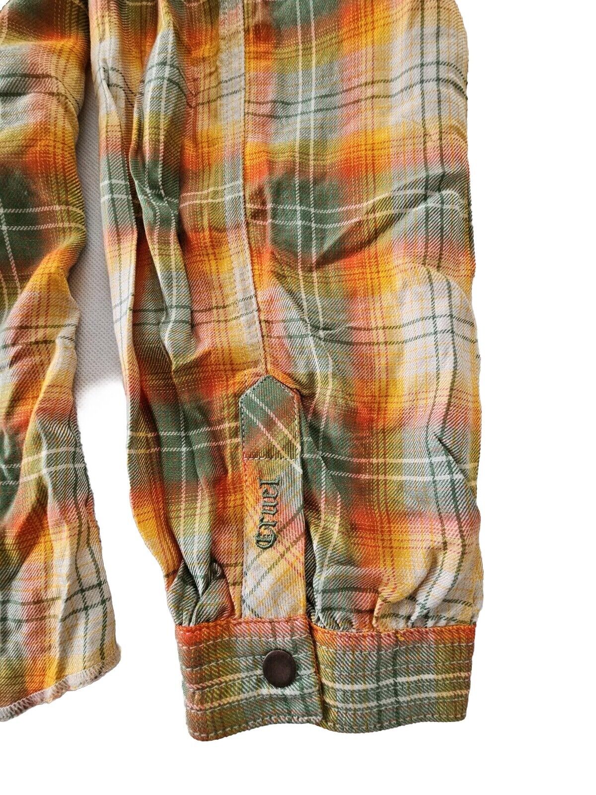 Cruel Girl Western Rodeo Plaid Shirt Ladies Size 2XL