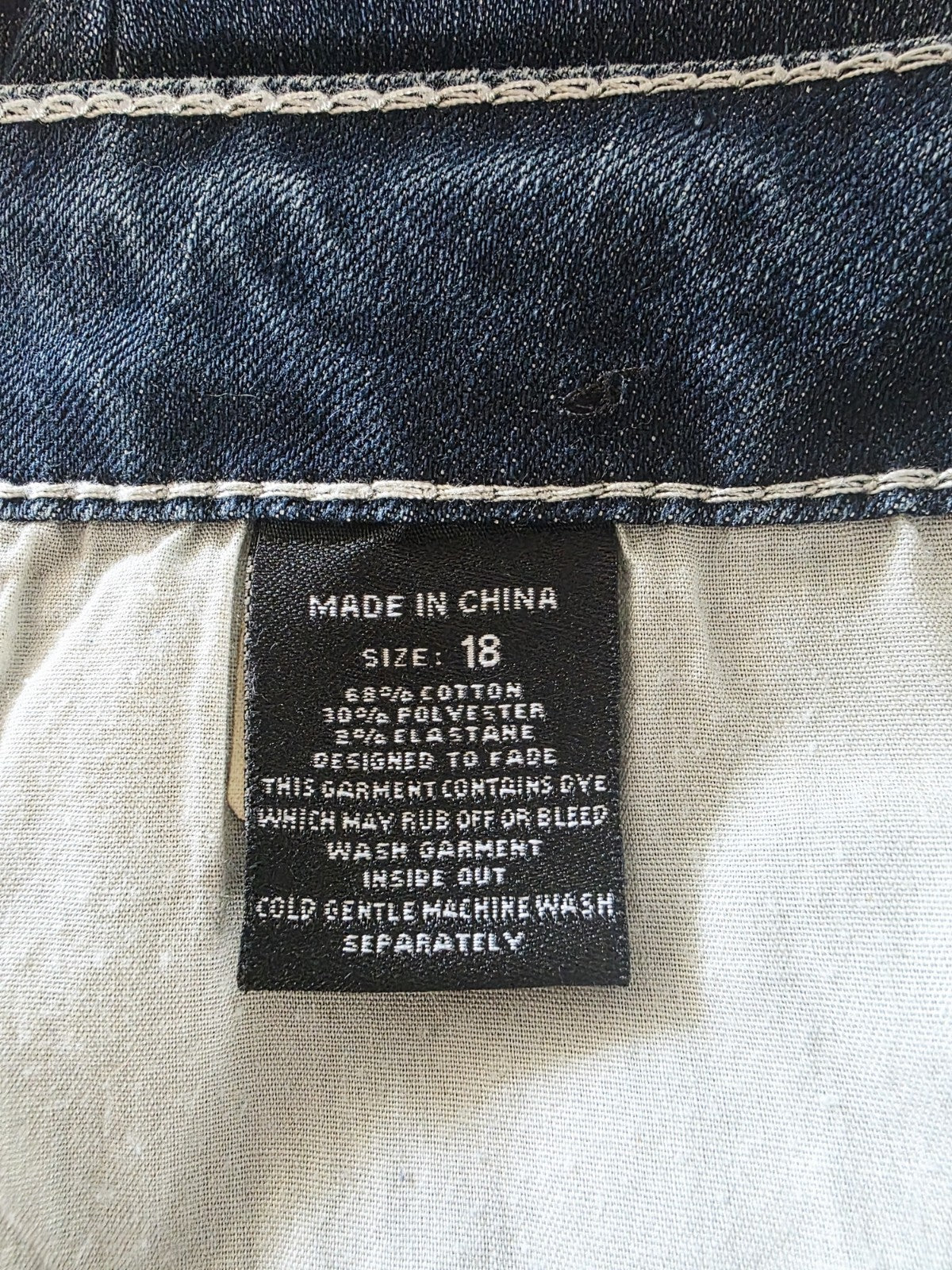 Pure Western Bootcut Jeans Ladies Size 18