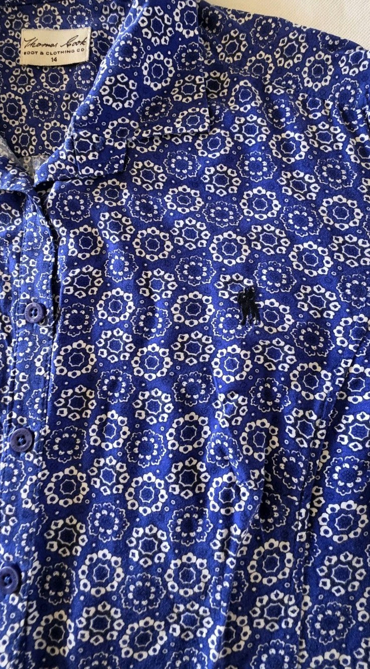 Thomas Cook Long Sleeve Shirt Ladies Size 14