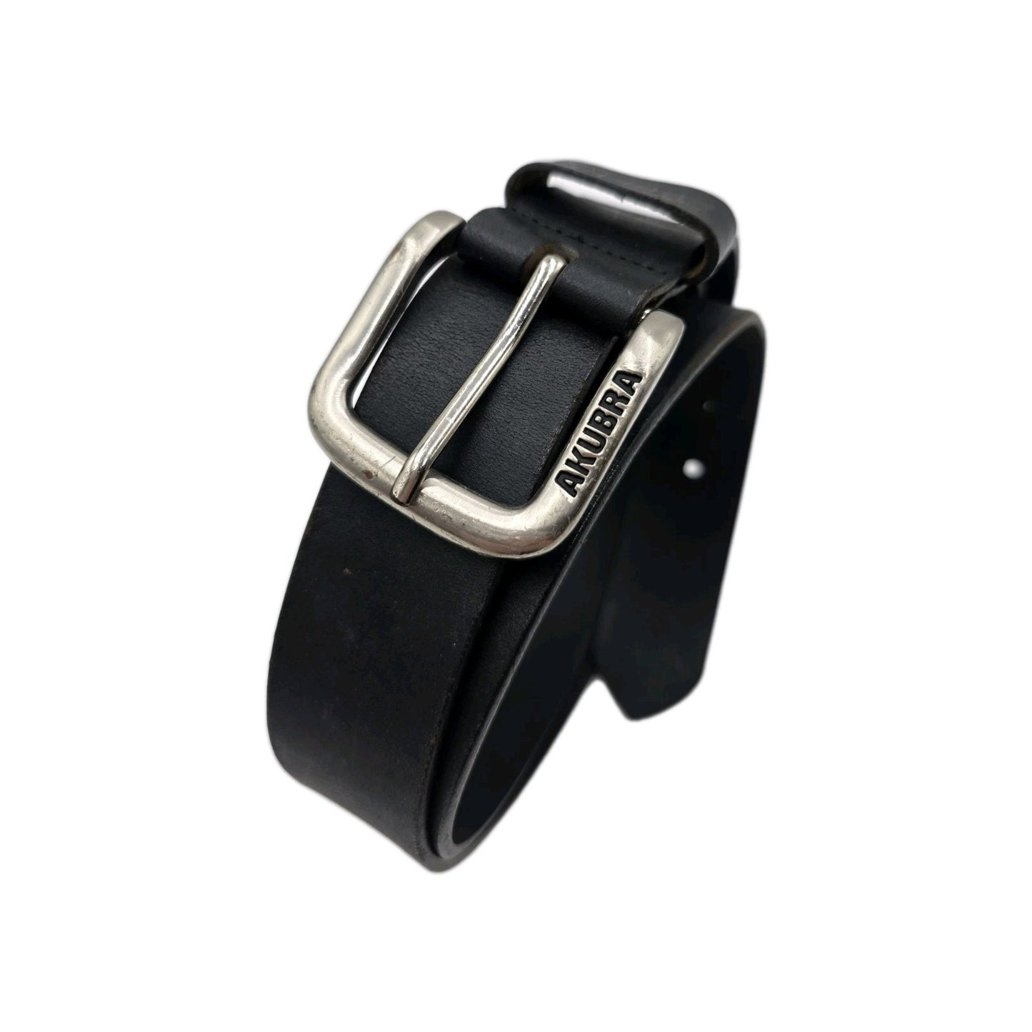 Akubra Kempsey Black Leather Belt Size 44"