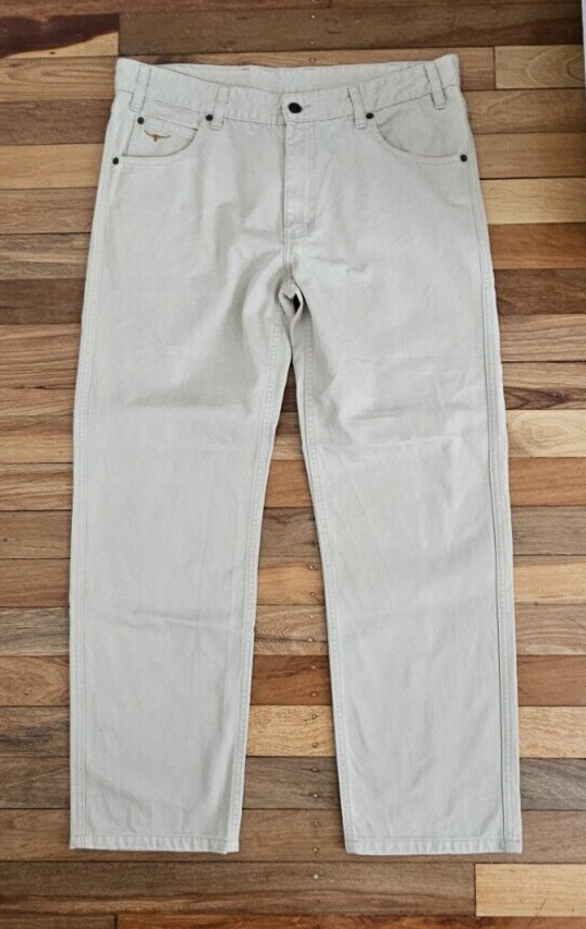 R.M. Williams Bone Jeans Regular Fit Mens Size 35 x 28