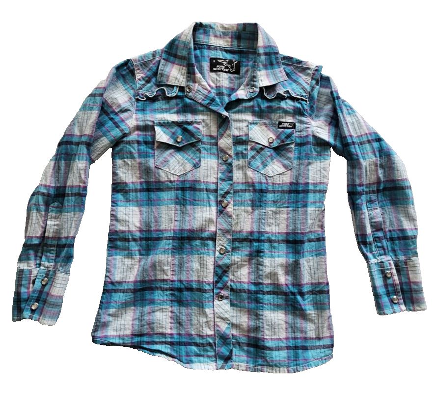 Pure Western Rodeo Girls Shirt Size 8