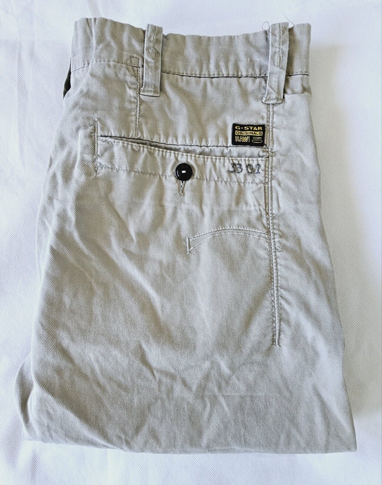 G-Star Raw Laundry Bronson Chino Shorts Ladies Size 27