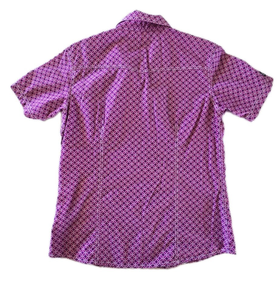 Bullzye Western Rodeo Short Sleeve Shirt Girls Size 12
