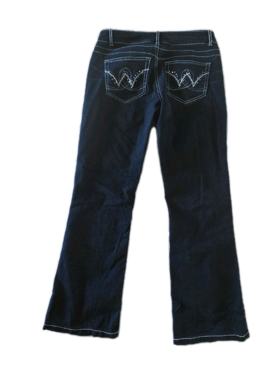 Wrangler Mid Rise Jackson Jewels Jeans Ladies Size 5/6 x 29