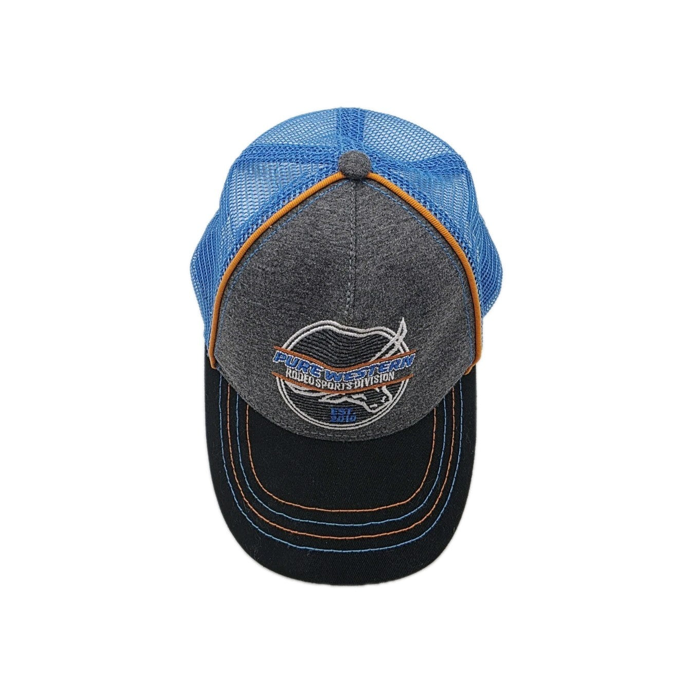 Pure Western Logo Design Truckers Cap Adjustable Strap
