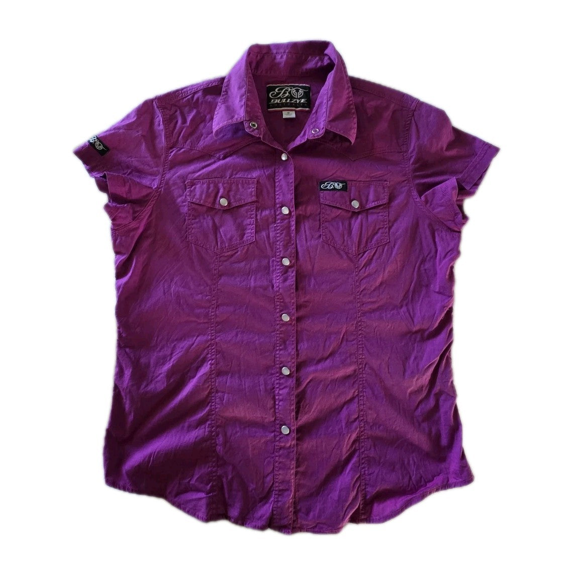 Bullzye Arena Short Sleeve Shirt Ladies Size 14