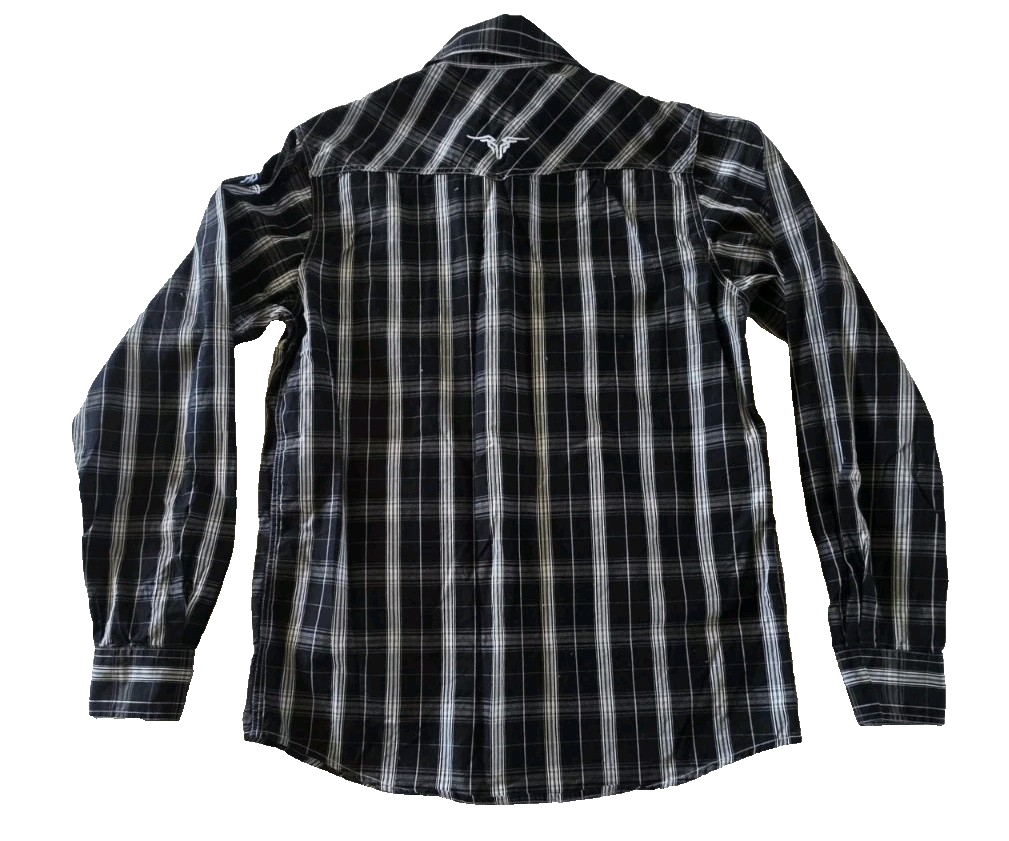 Bullzye Western Long Sleeve Mens Shirt Size S