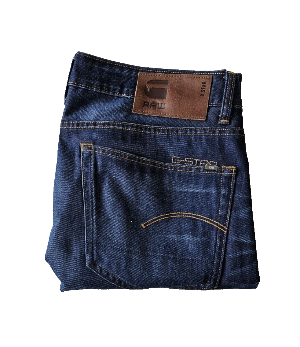 G-Star 3301 Straight leg Button Fly Men's Denim Jeans Size 34 x 30