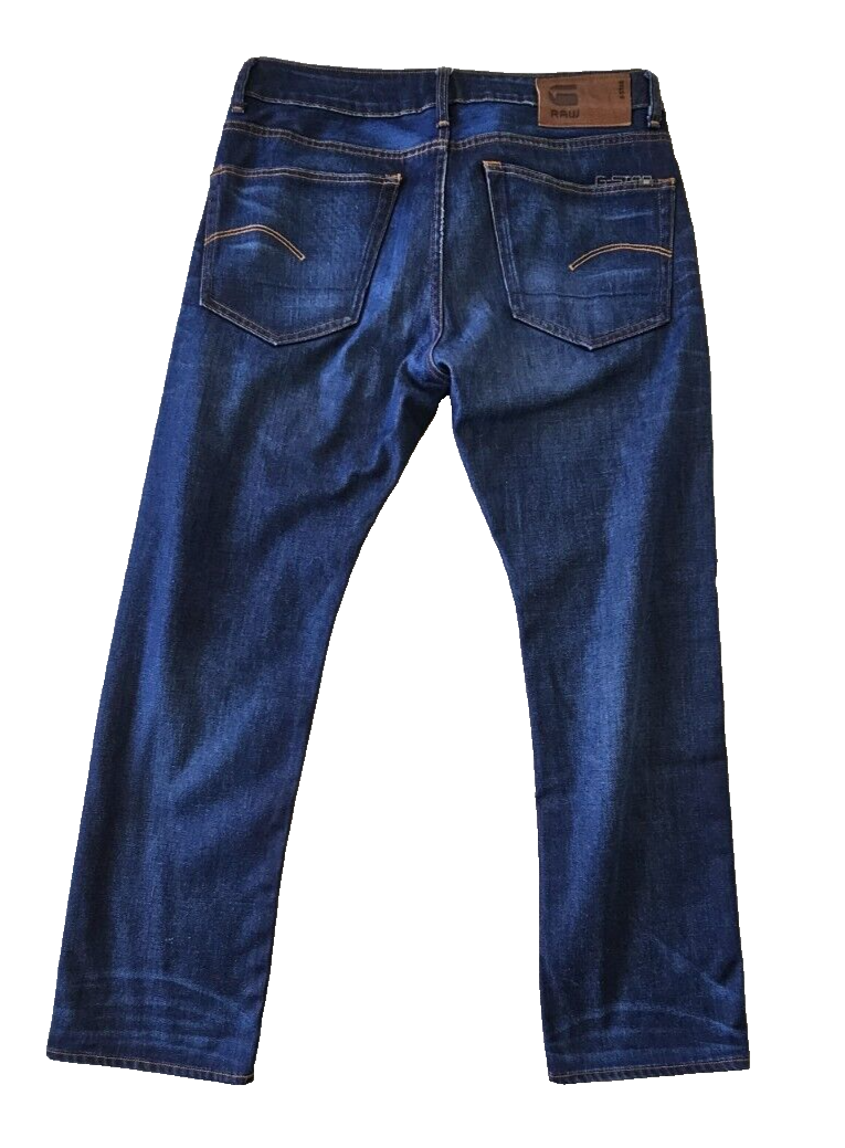 G-Star 3301 Straight leg Button Fly Men's Denim Jeans Size 34 x 30