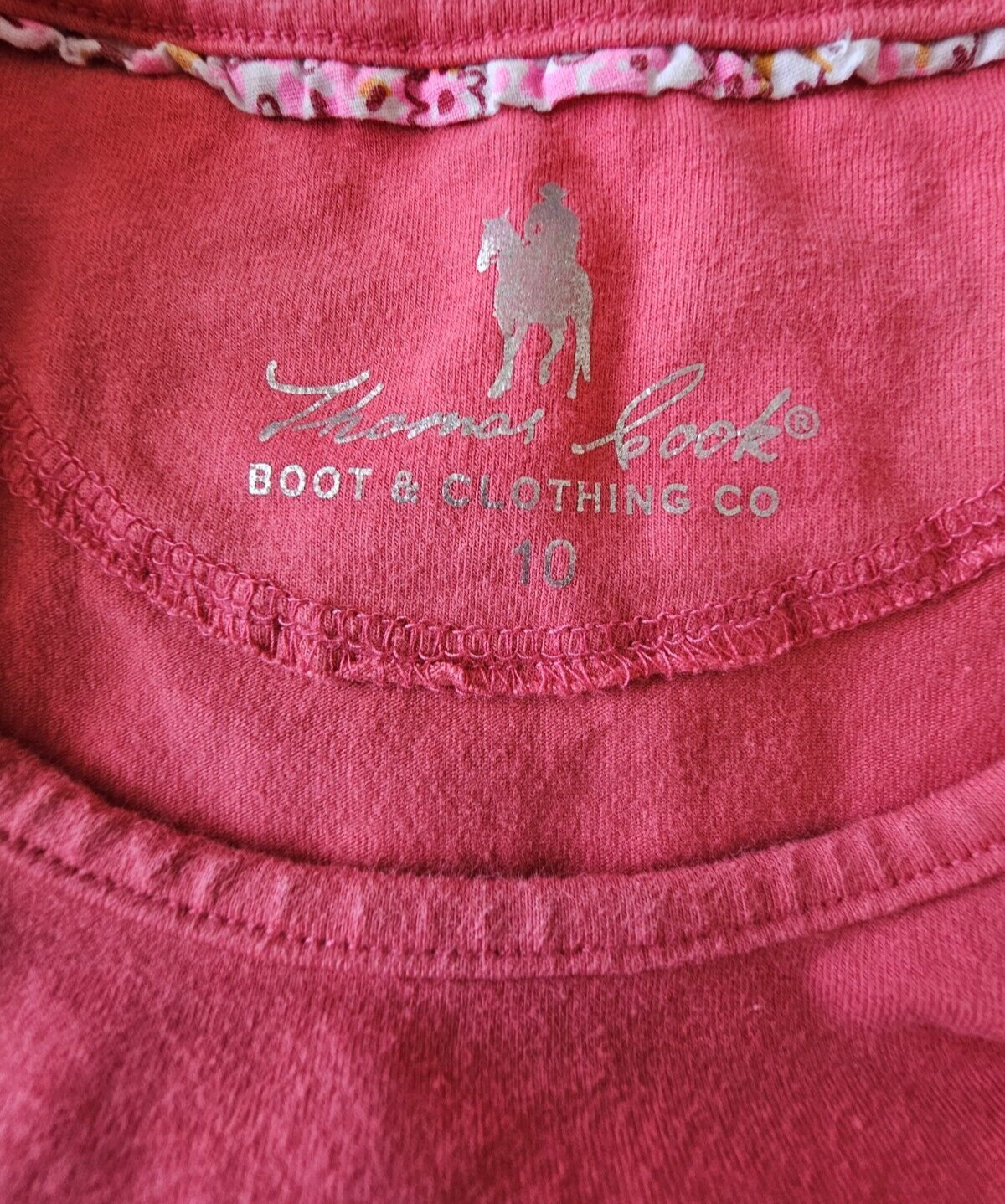 Thomas Cook Western Farm Animal Girls T-Shirt Size 10