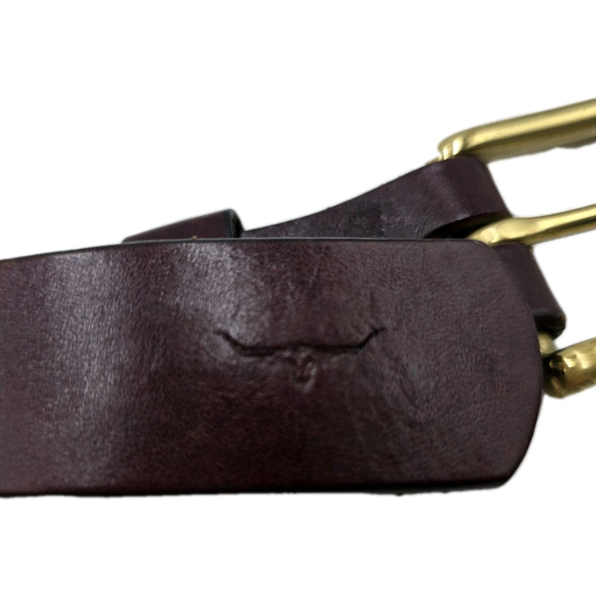 R.M. Williams Chestnut 1 1/4 Inch Traditional Leather Belt Size 34"