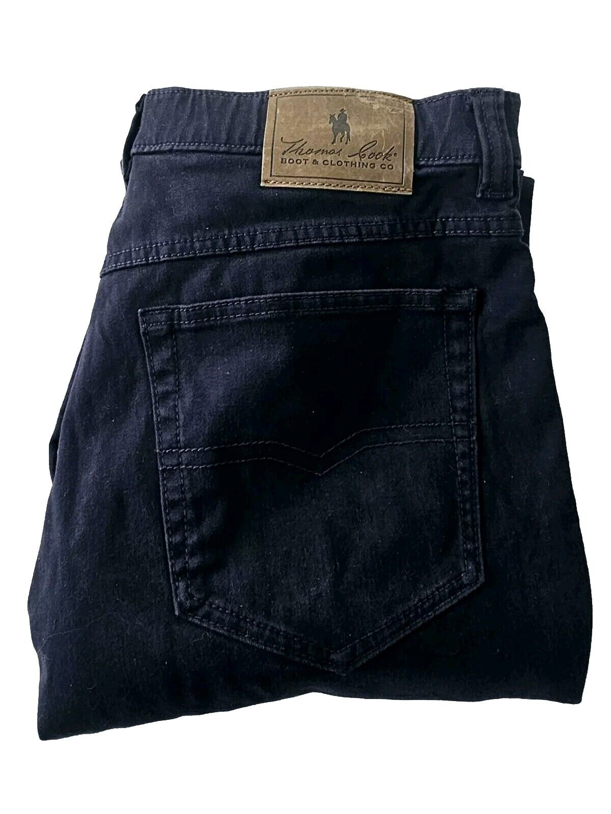 Thomas Cook Genuine Comfort Waist Navy Pants Men's Size 36x27