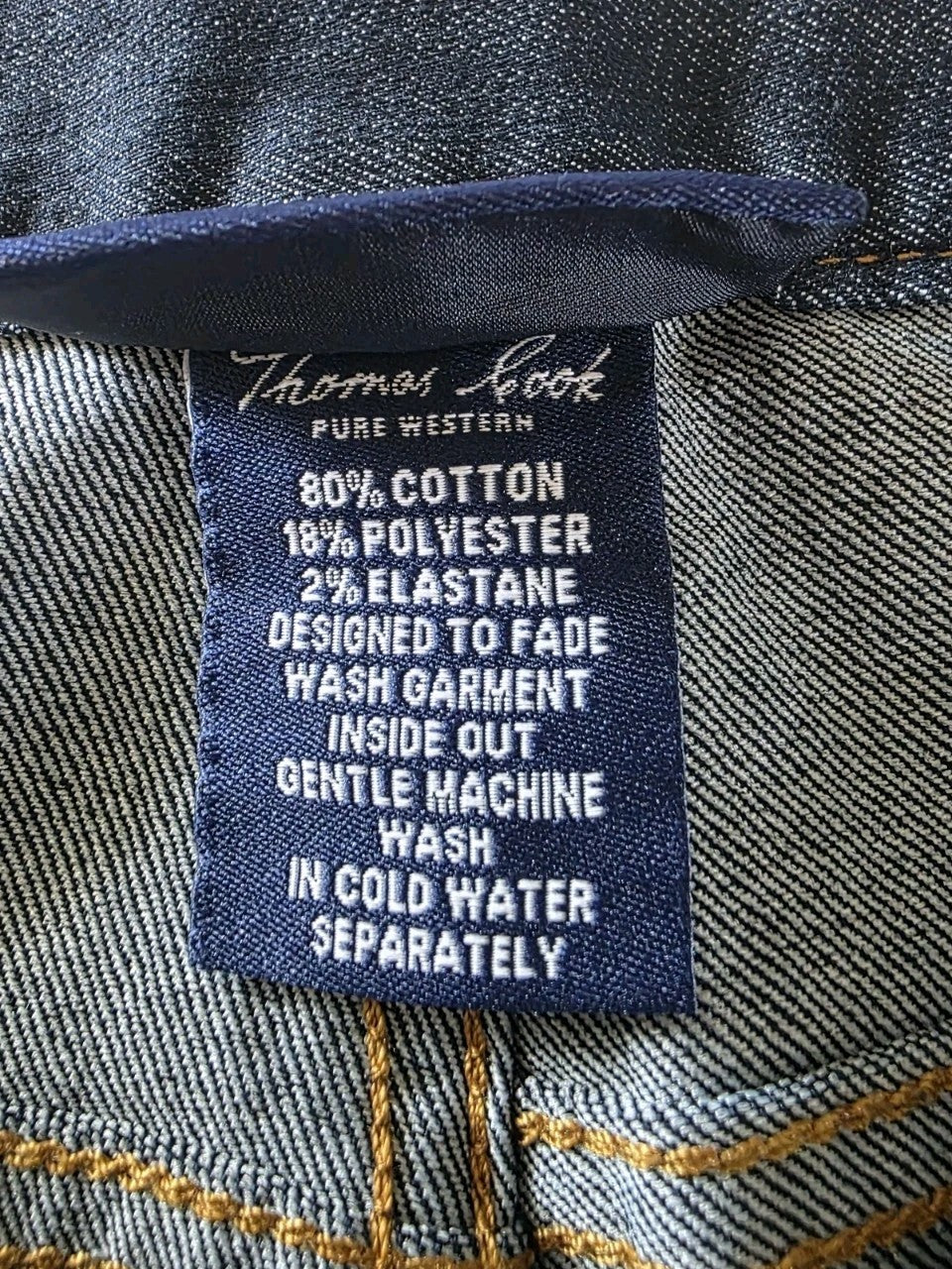 Pure Western Thomas Cook Bootcut Jeans Ladies Size 16
