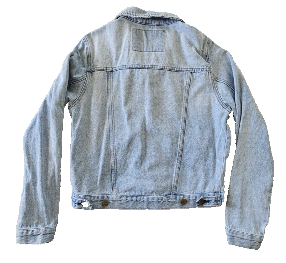 Wrangler Retro Denim Jacket Sky Blue Ladies Size 8