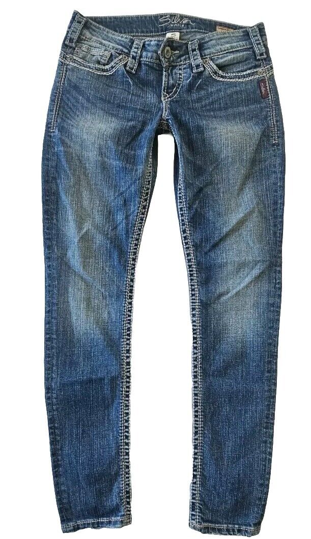 Silver Jeans Co Camden Rose Skinny Jeans Ladies Size 28/31