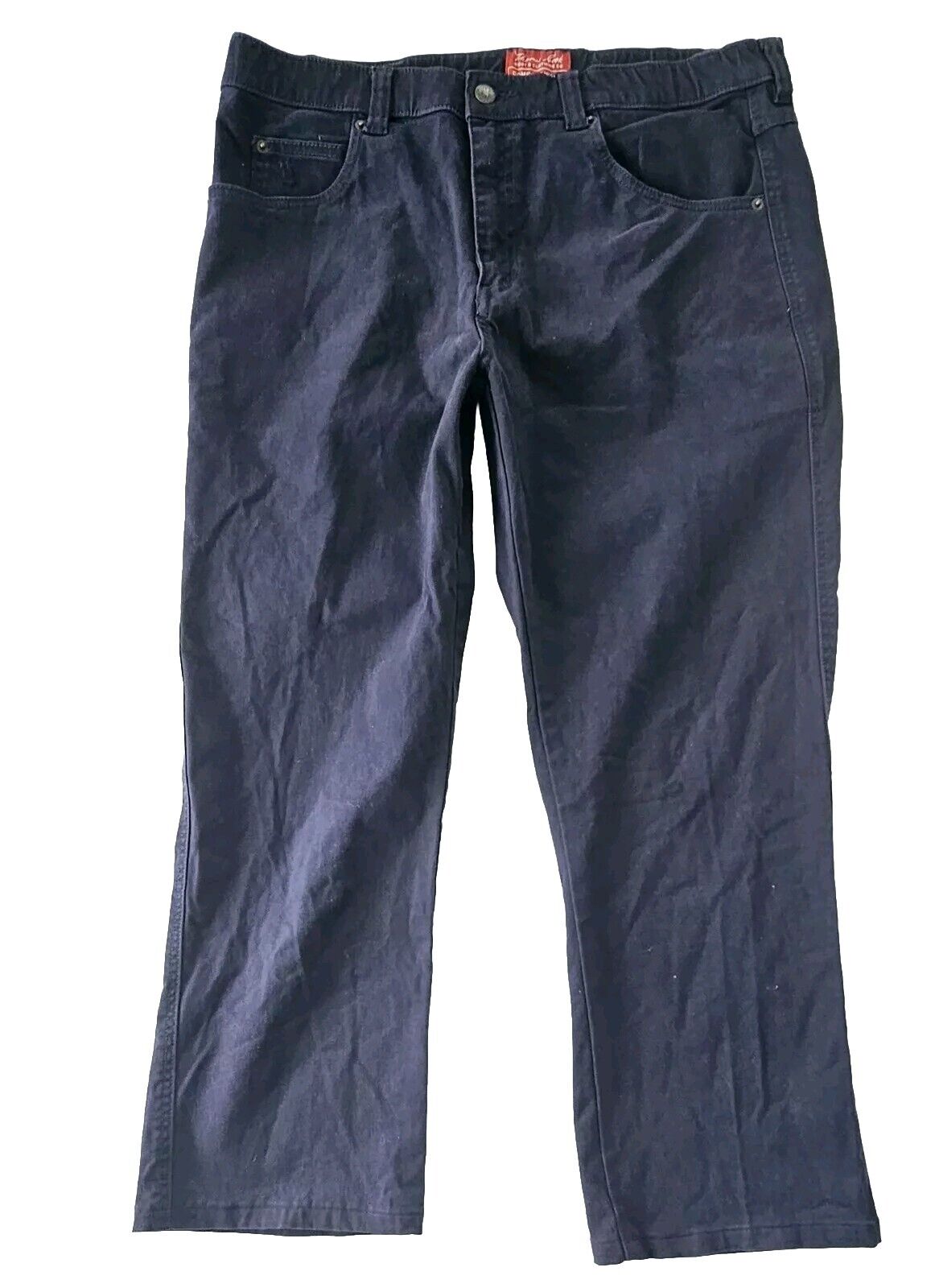 Thomas Cook Genuine Comfort Waist Navy Pants Men's Size 36x27