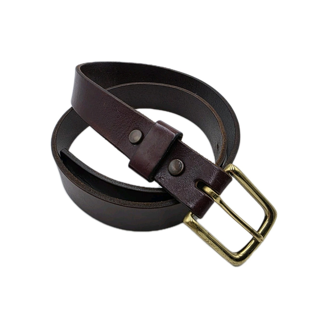 R.M. Williams Chestnut 1 1/4 Inch Traditional Leather Belt Size 34"