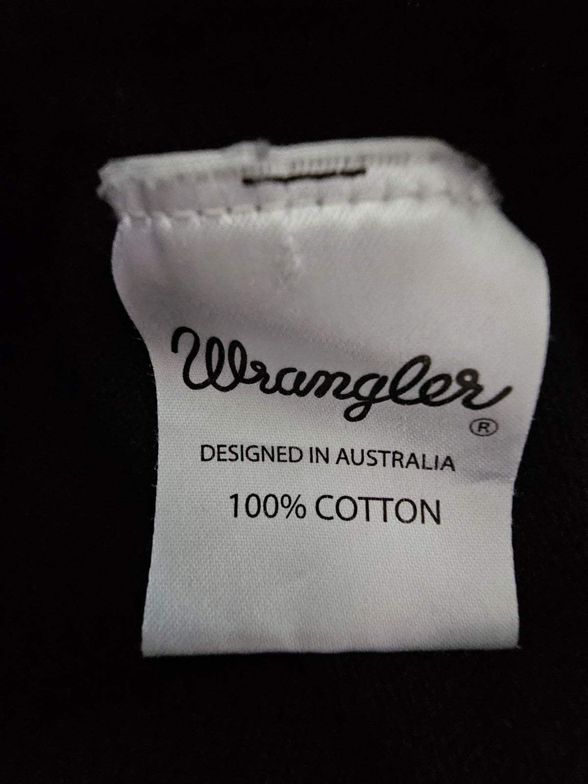 Wrangler Logo Ribbed Crop Jumper Ladies Size 8