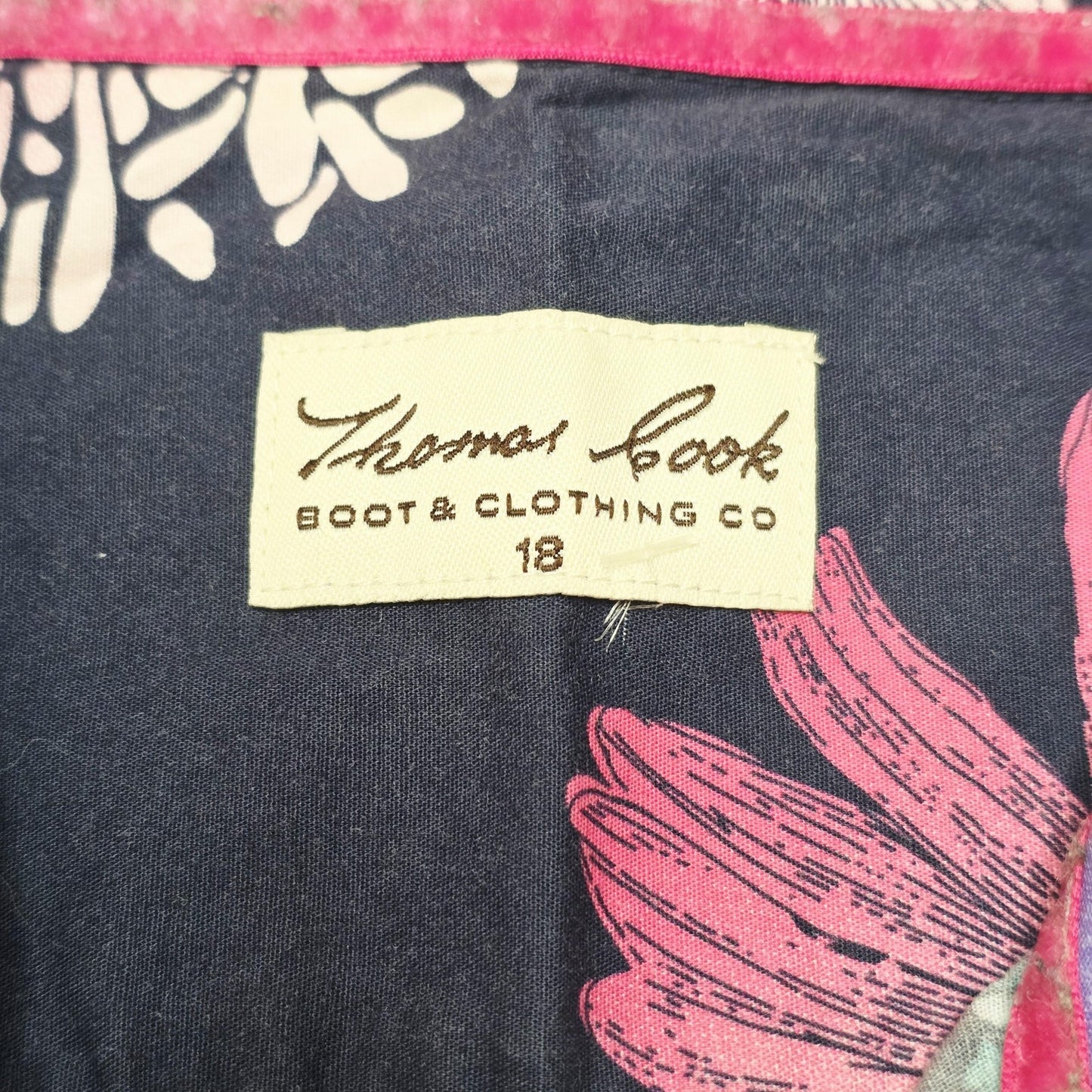 Thomas Cook Shirt Women's 18 Multicoloured Long Sleeve Button Up Floral Print