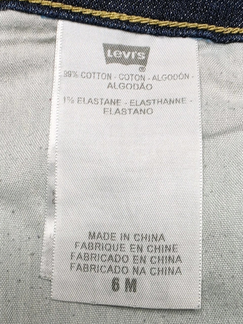 Levi's Mid Rise Skinny Jeans Ladies Size 6