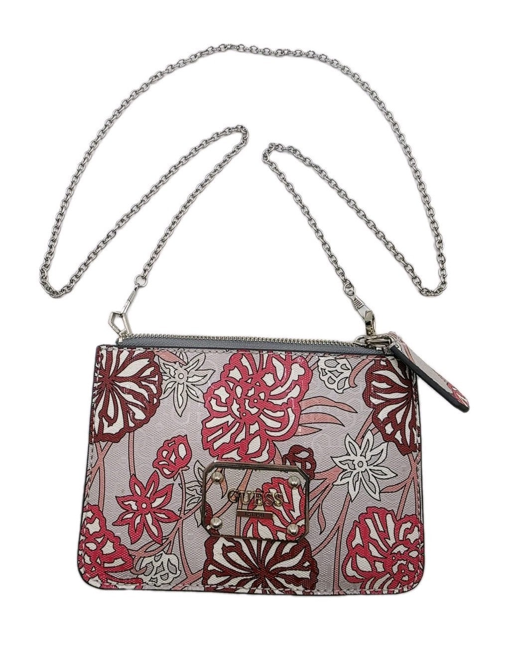 GUESS Logo Crossbody Clutch Pouch Zip Bag