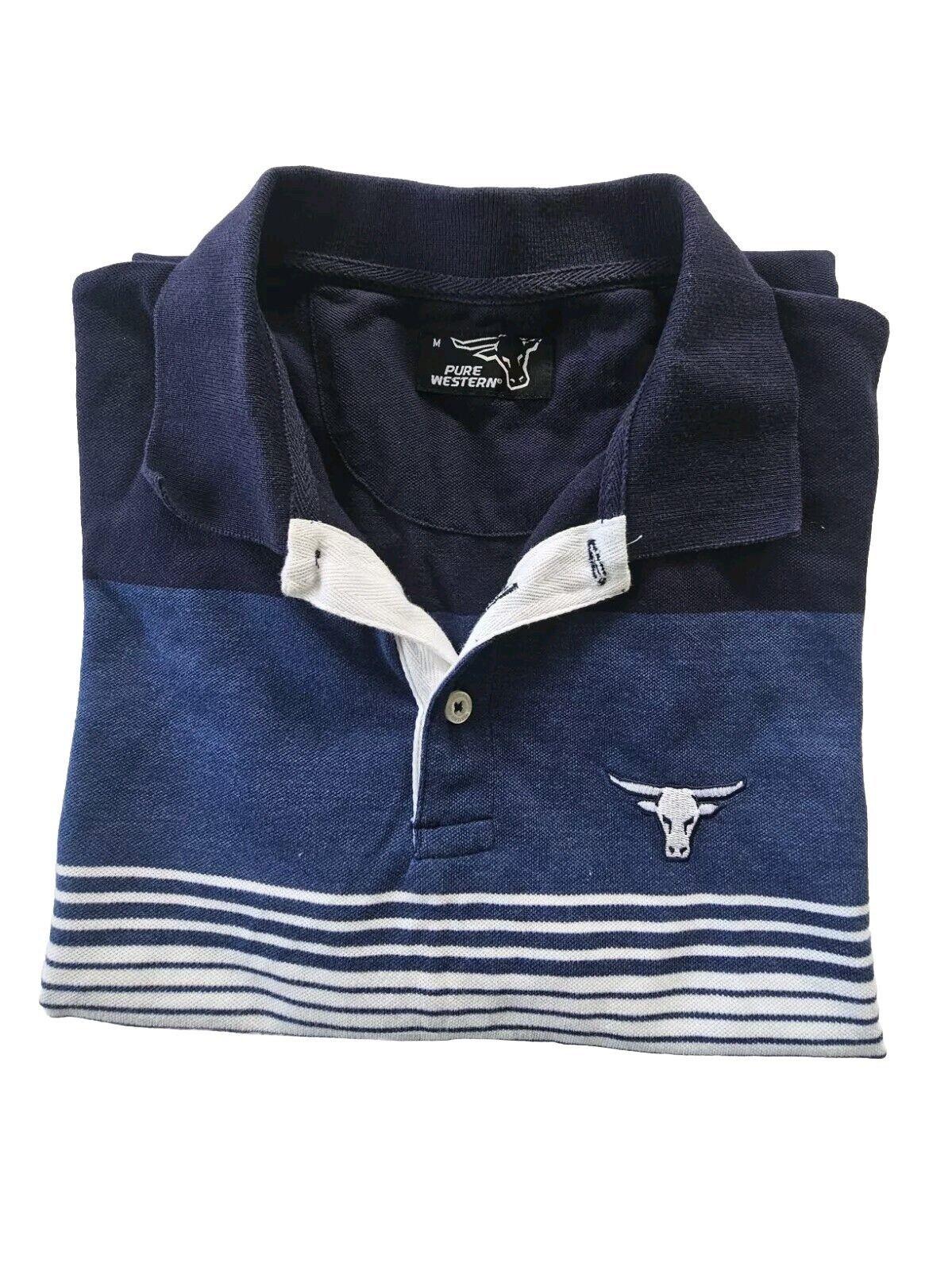 Pure Western Polo Shirt Men's Size Medium