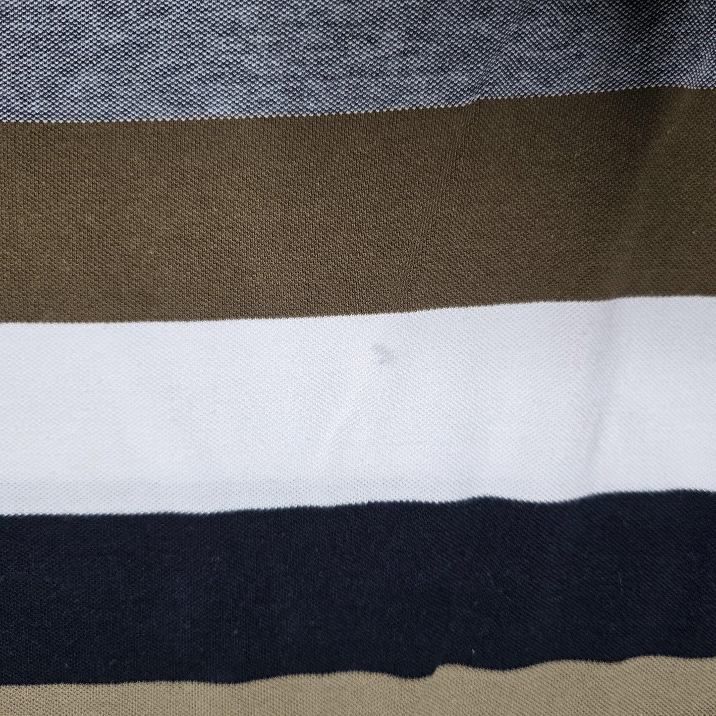 Thomas Cook Shirt Men's 4XL Multicolour Striped Short Sleeve Cotton Polo