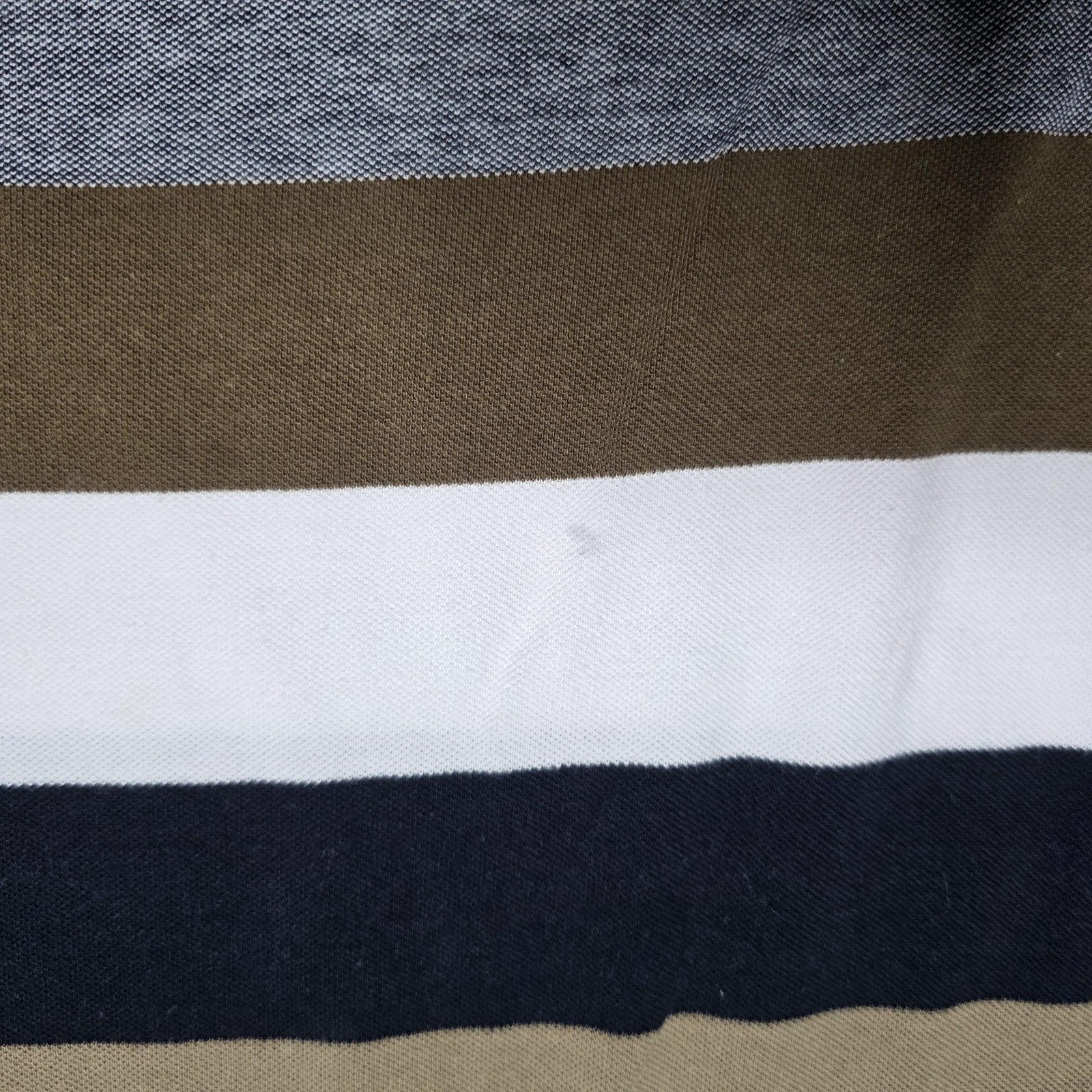 Thomas Cook Shirt Men's 4XL Multicolour Striped Short Sleeve Cotton Polo