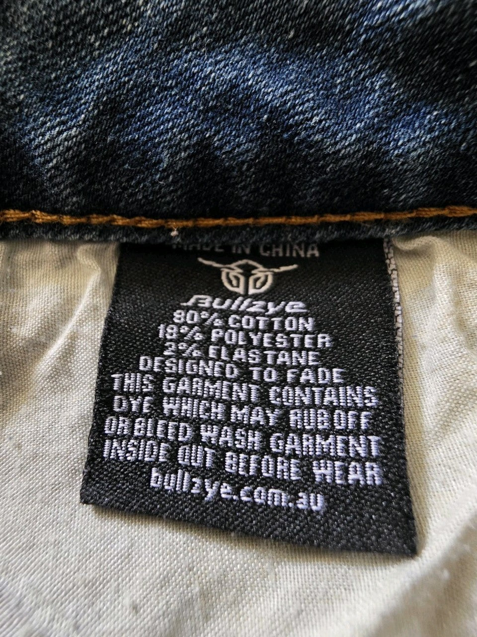 Bullzye Isabel Mid Rise Denim Shorts Ladies Size 16