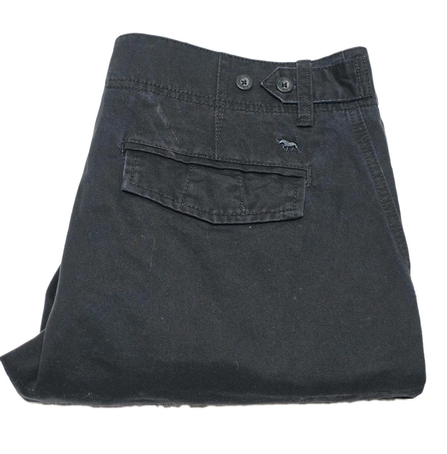 Ringers Western Shorts Men's 34 Navy Cargo Cotton Canvas Workwear Pockets