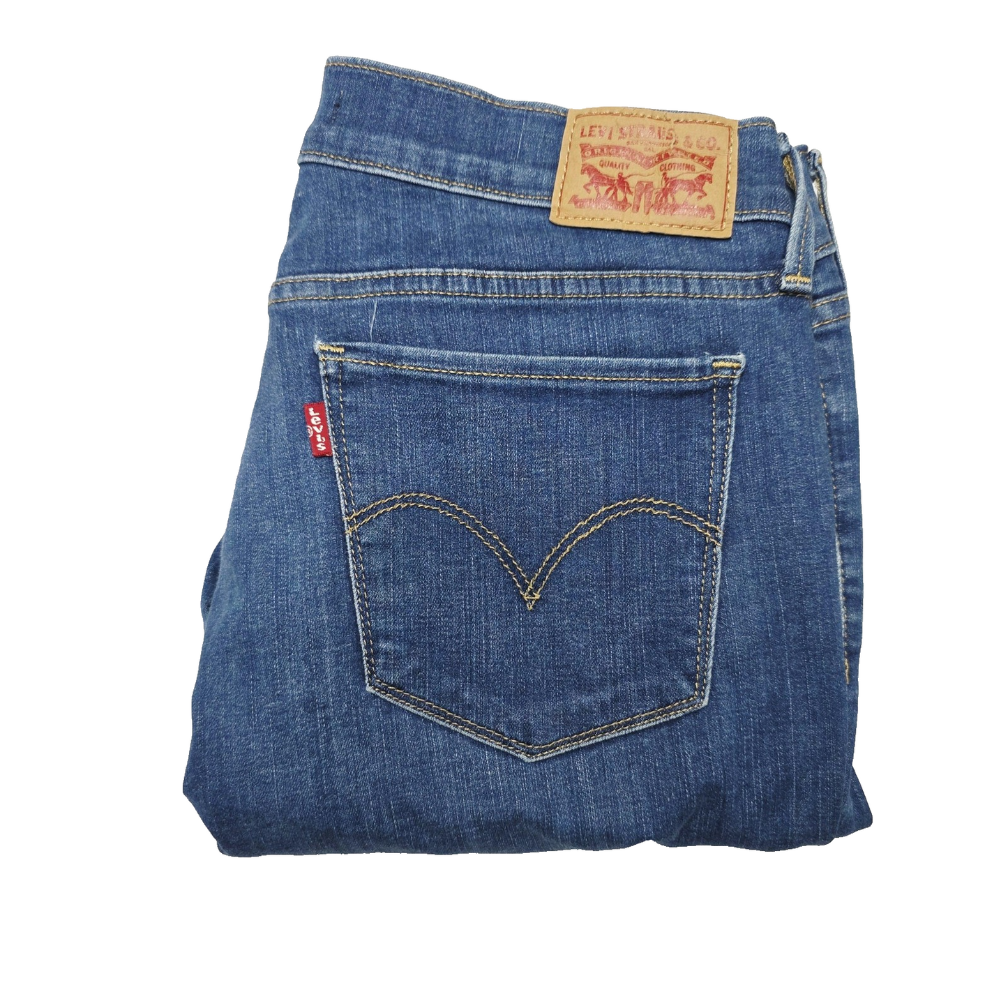 Levi's Jeans Women's 30x30 Blue 710 Super Skinny Mid Rise Stretch Denim Slim Fit